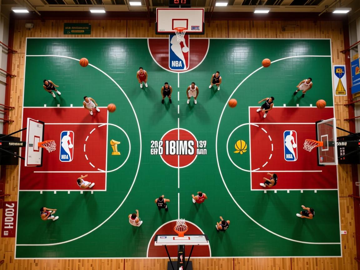 开云体育下载-CBA战术板图演变球队打法越来越丰富，篮球战术板画图  第3张